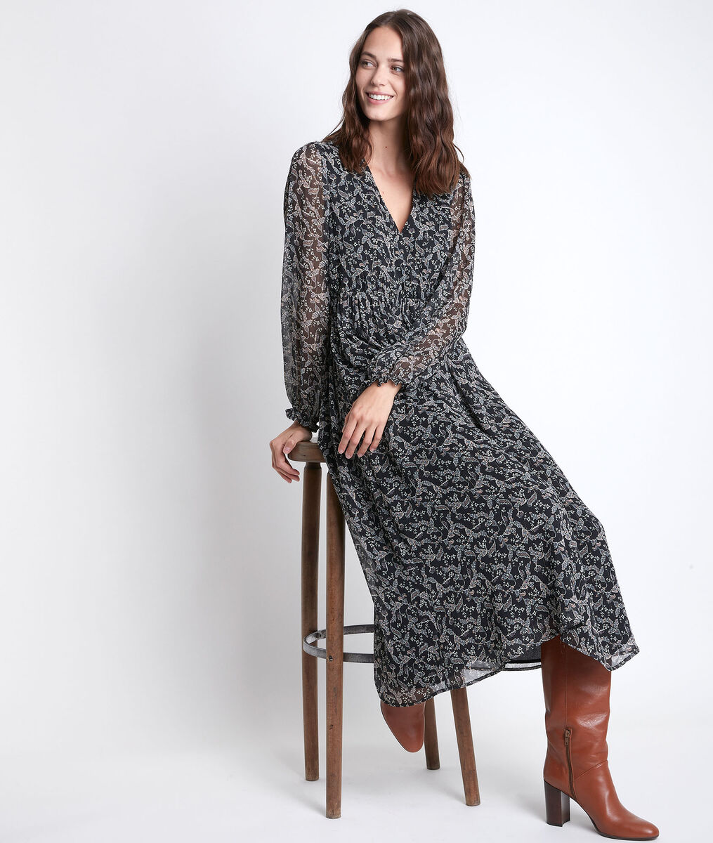 Louise long floral printed dress | 1-2-3 Louise long floral printed dress PhotoZ | 1-2-3