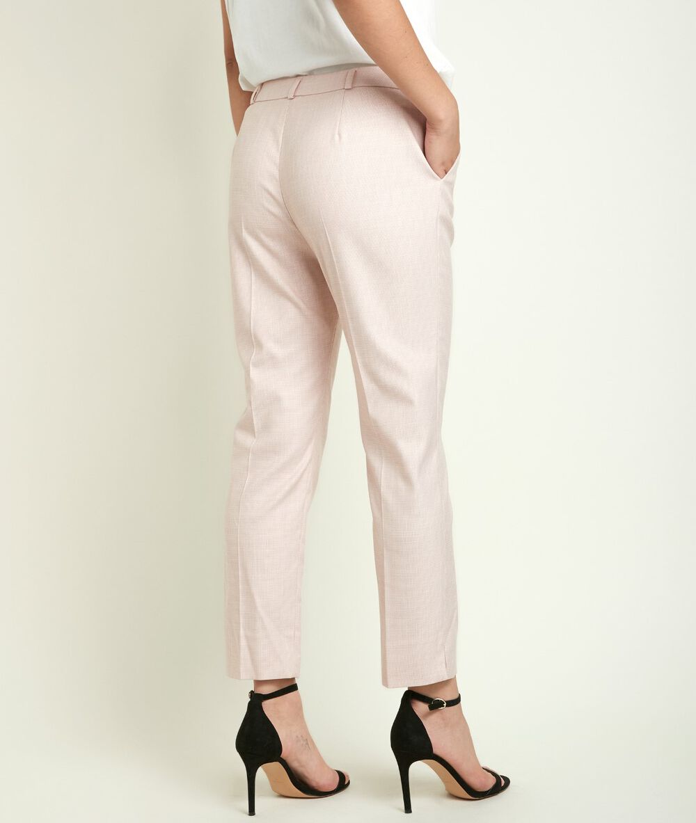 Suzanne nude cigarette trousers nude.