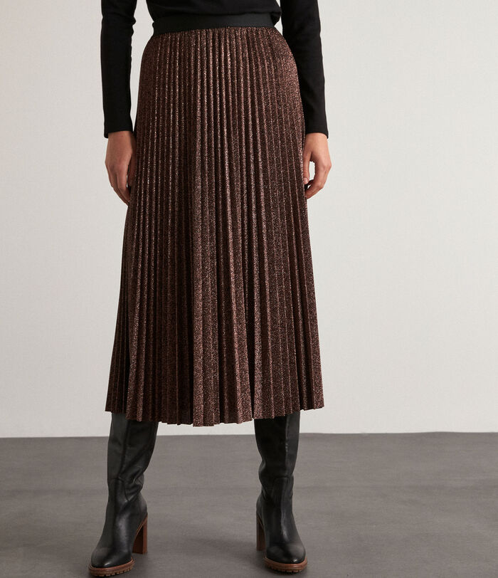 Elara pleated sequin skirt PhotoZ | 1-2-3