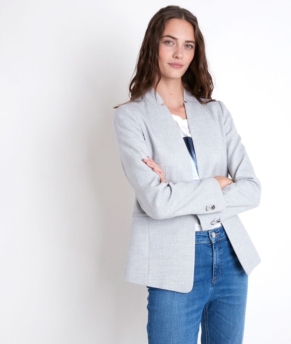PRECIOUS grey lurex jacket | 1-2-3 PRECIOUS grey lurex jacket PhotoZ | 1-2-3