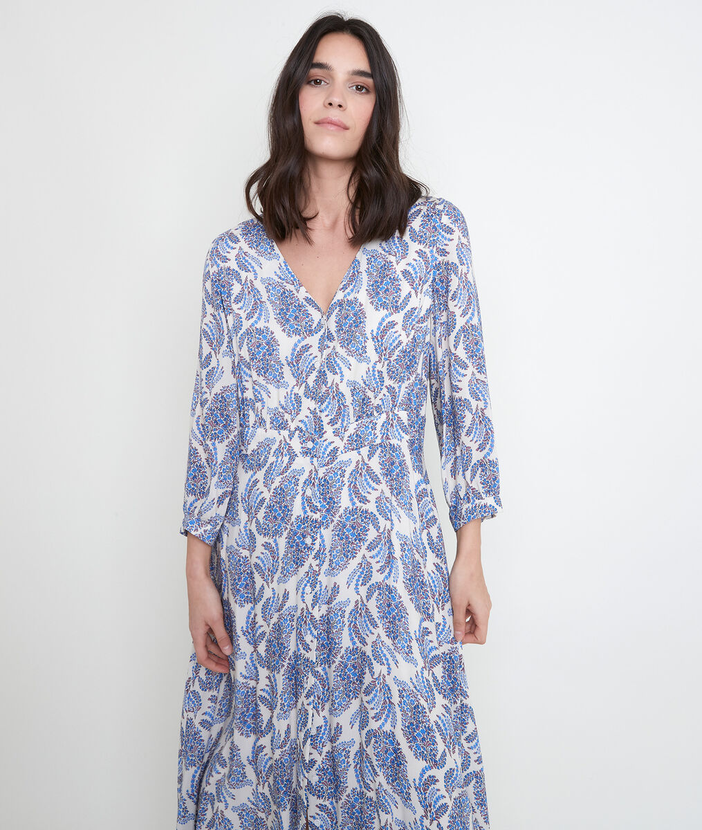 LOUVINA forget-me-not print maxi dress | 1-2-3 LOUVINA forget-me-not print maxi dress PhotoZ | 1-2-3