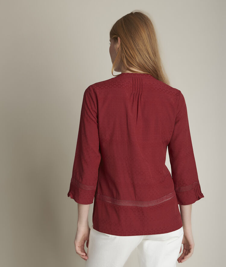 Evka embroidered blouse peach.