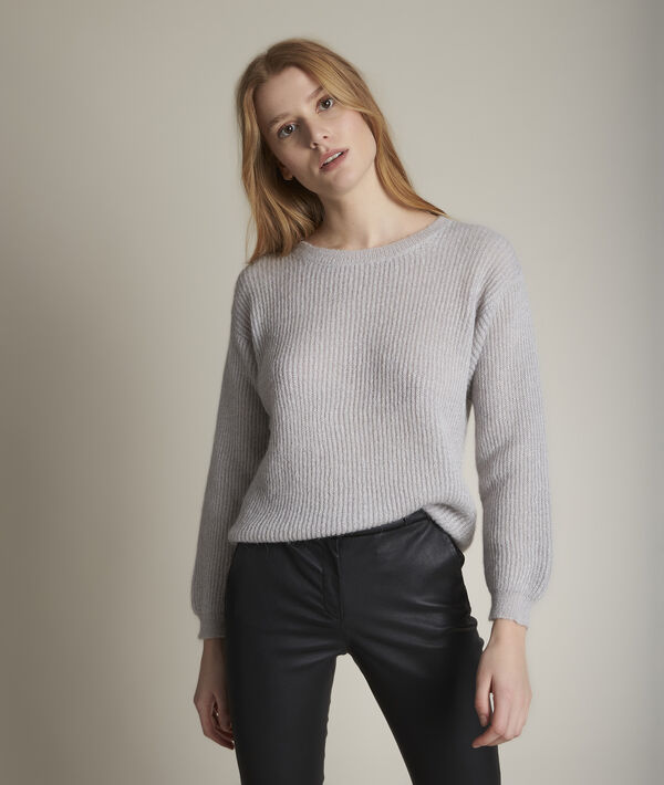 Flamboyant grey marl jumper | 1-2-3 Flamboyant grey marl jumper PhotoZ | 1-2-3