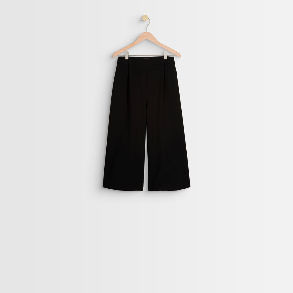 Malory microfibre culottes noir.