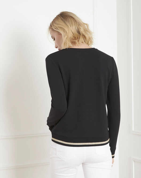 Perry black 'chérie' sweatshirt black.