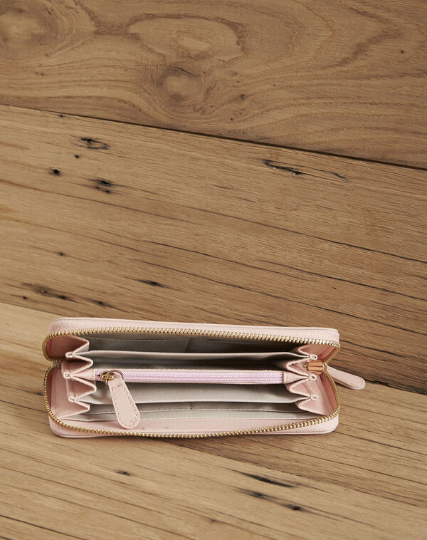 Leman pale pink wallet light pink.