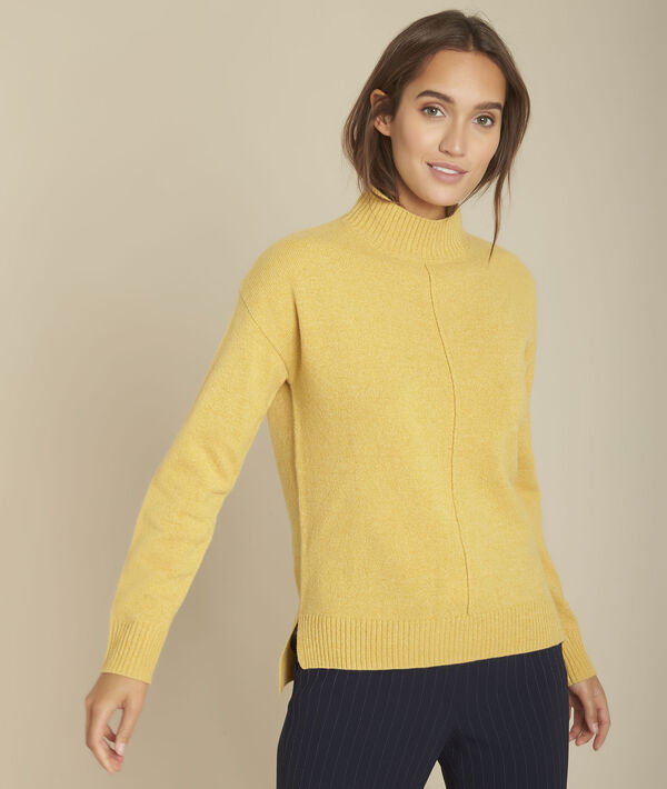 Fabago Amber Coloured Roll Neck Jumper Women Maison 123