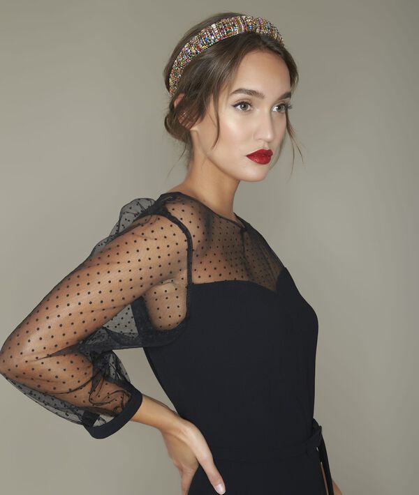 Rina tulle crepe dress | 1-2-3 Rina tulle crepe dress PhotoZ | 1-2-3