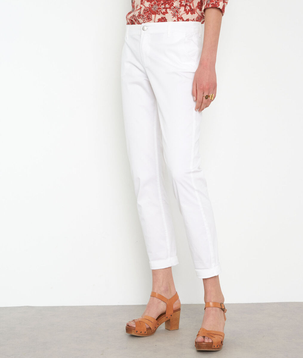 FRANCIS white chinos | 1-2-3 FRANCIS white chinos PhotoZ | 1-2-3