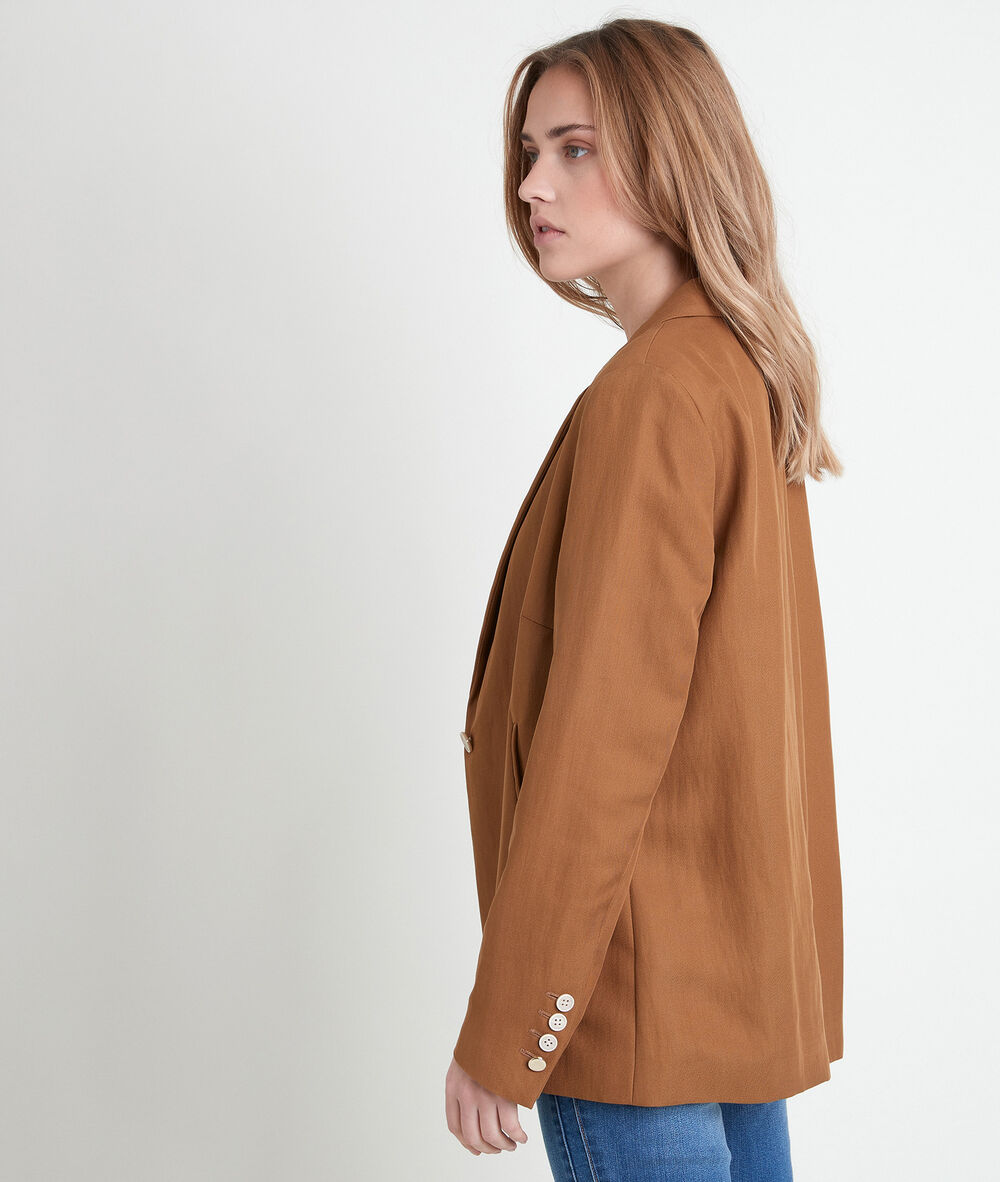 Tily havana tencel jacket tabac.