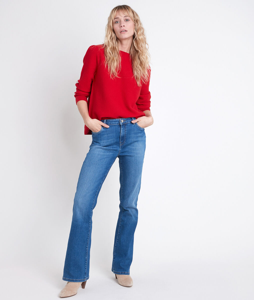 AMORE red decorative knit jumper | 1-2-3 AMORE red decorative knit jumper PhotoZ | 1-2-3