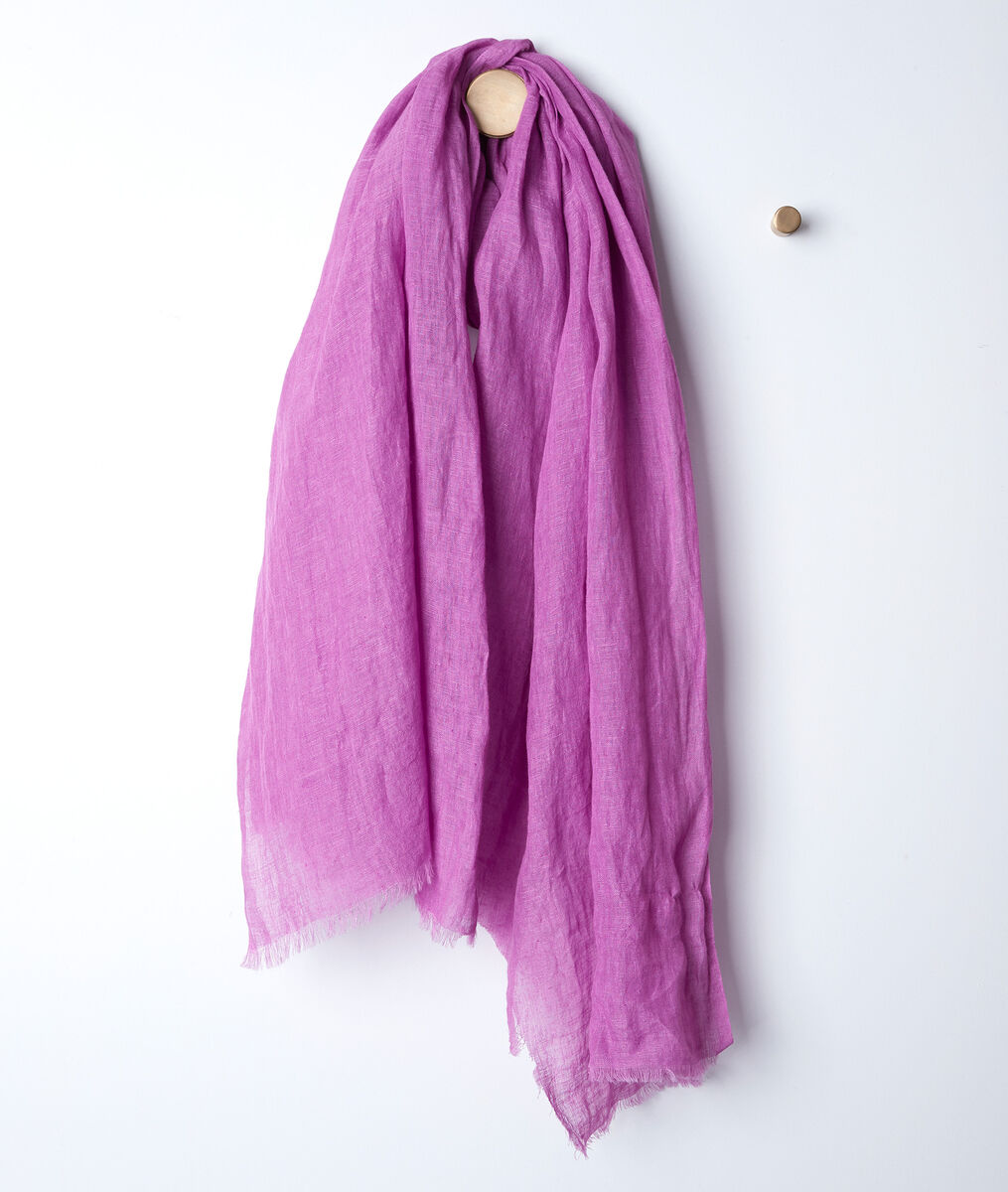 Billy bougainvillea linen scarf | 1-2-3 Billy bougainvillea linen scarf PhotoZ | 1-2-3