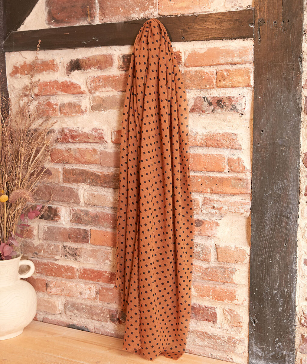 Hasmae spotted scarf | 1-2-3 Hasmae spotted scarf PhotoZ | 1-2-3