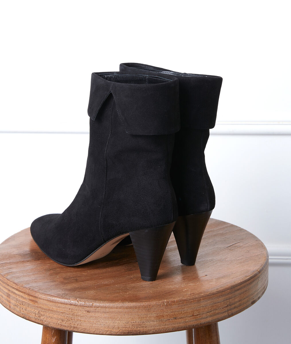 Valencia black high-heeled ankle boots | 1-2-3 Valencia black high-heeled ankle boots PhotoZ | 1-2-3
