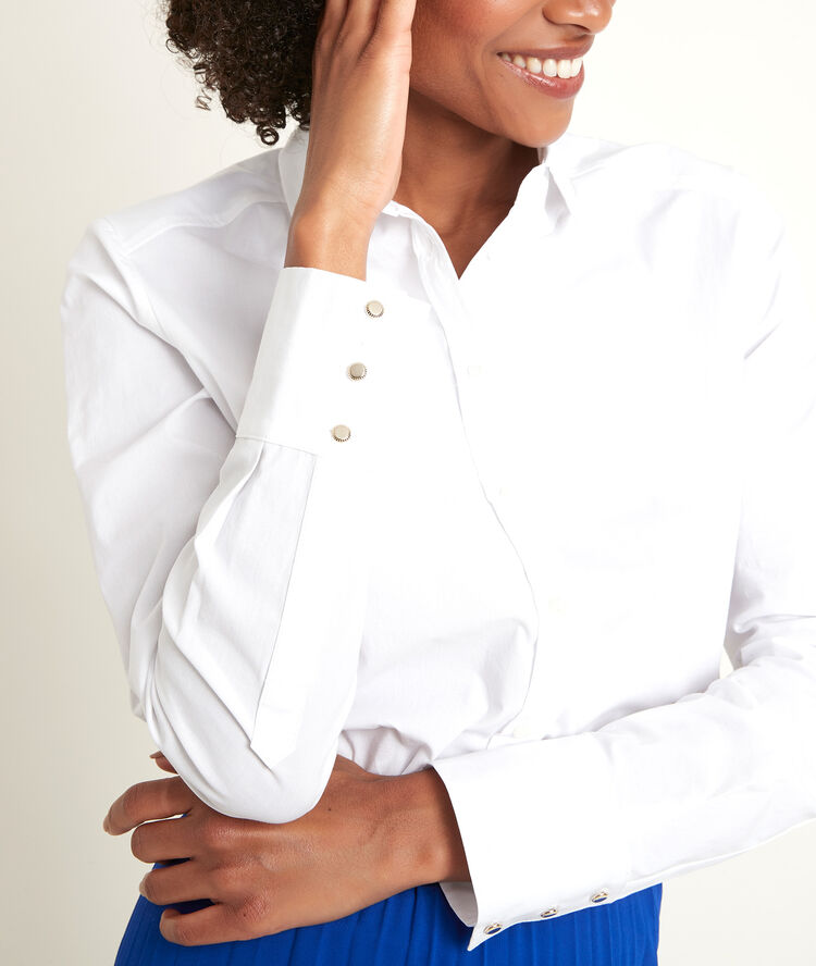 Jessy poplin shirt ecru.