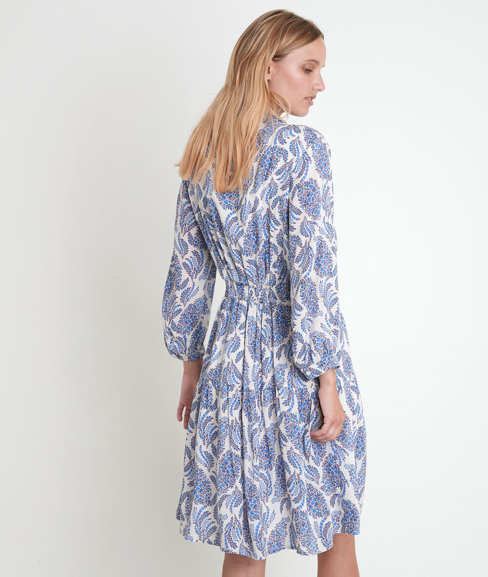 Lovely forget-me-not printed dress myosotis.