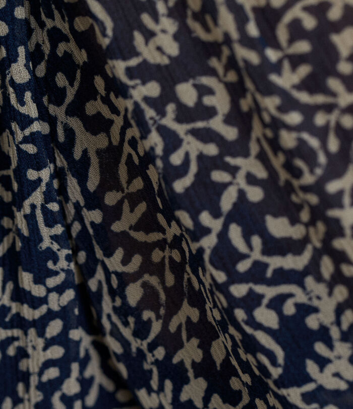 Gregoire navy-blue printed maxi dress PhotoZ | 1-2-3