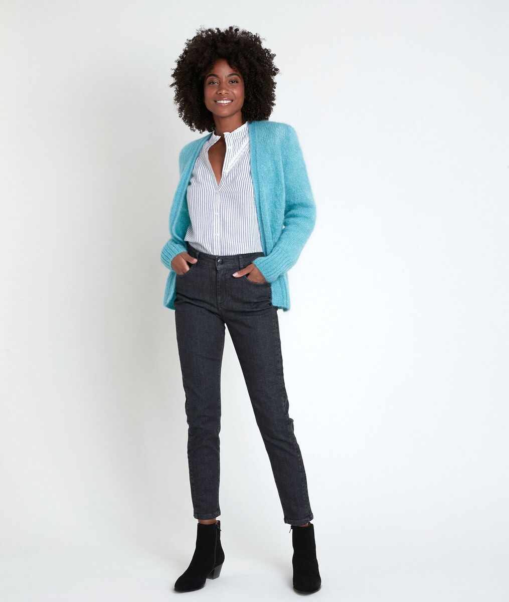 The iconic CANELLE black studded slim-fit jeans | 1-2-3 The iconic CANELLE black studded slim-fit jeans PhotoZ | 1-2-3