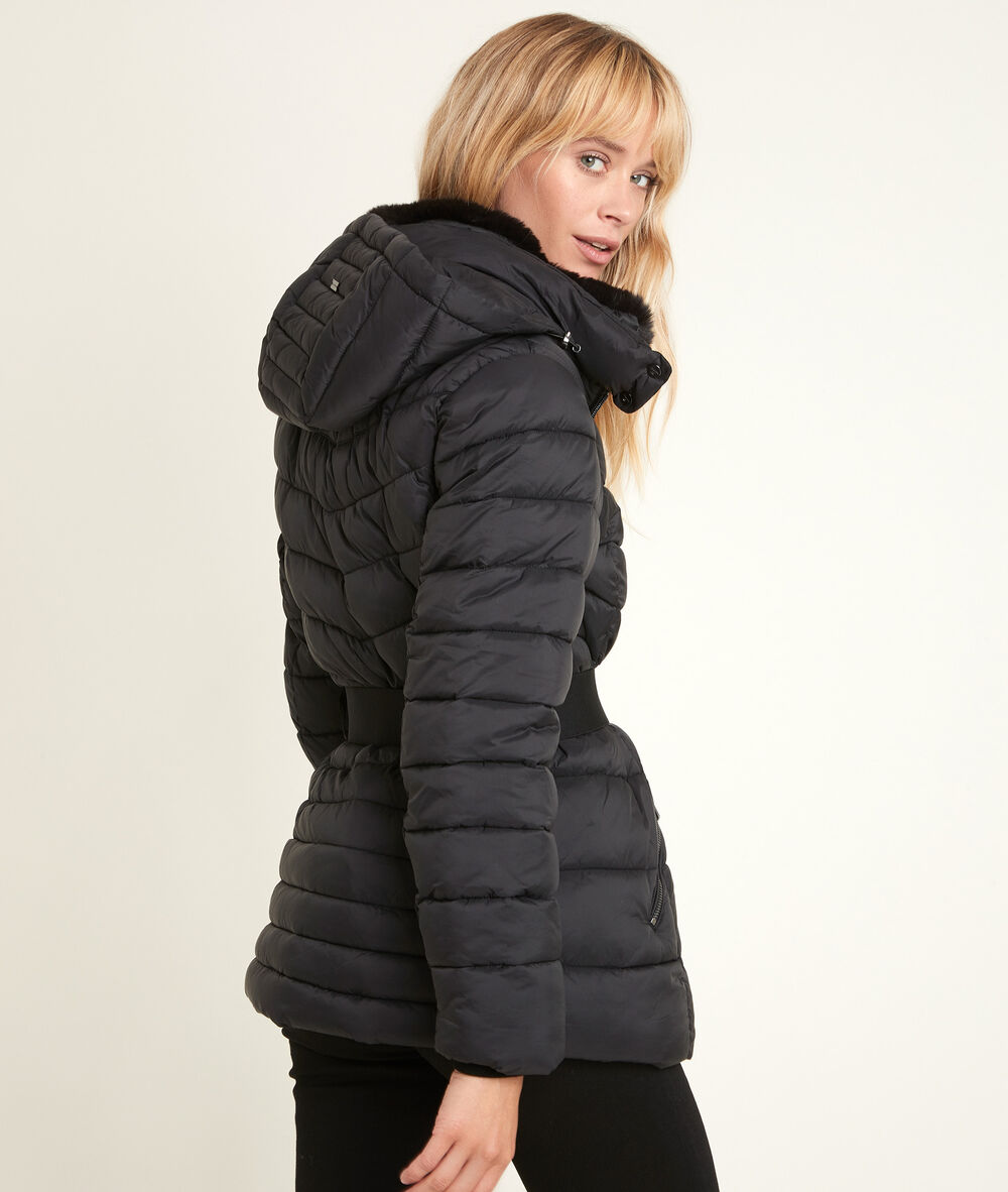 Bakori 3/4-length down jacket noir.