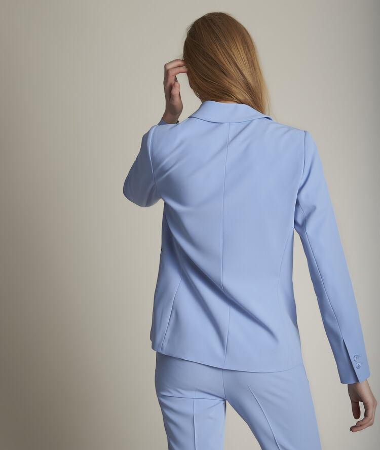 Lavande sky blue microfibre jacket sky blue.