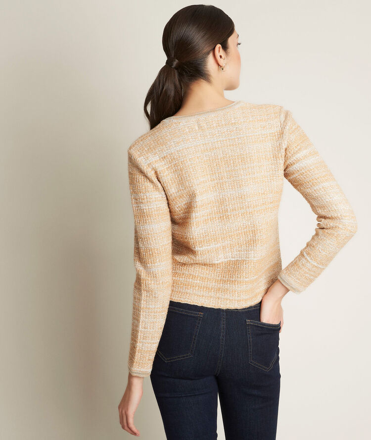 Duchesse short cardigan browno.
