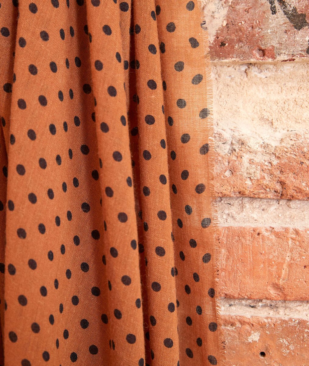 Hasmae spotted scarf | 1-2-3 Hasmae spotted scarf PhotoZ | 1-2-3