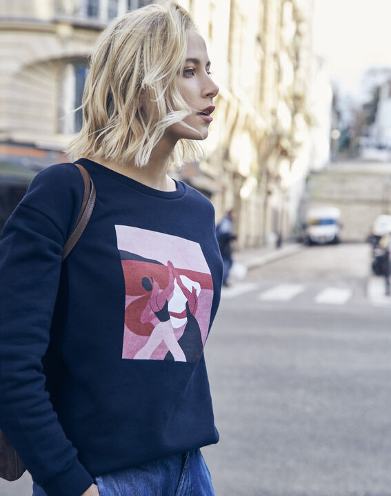 Women's Day Women's Ecru Sailor Sweatshirt | 1-2-3 Women's Day Women's Ecru Sailor Sweatshirt PhotoZ | 1-2-3