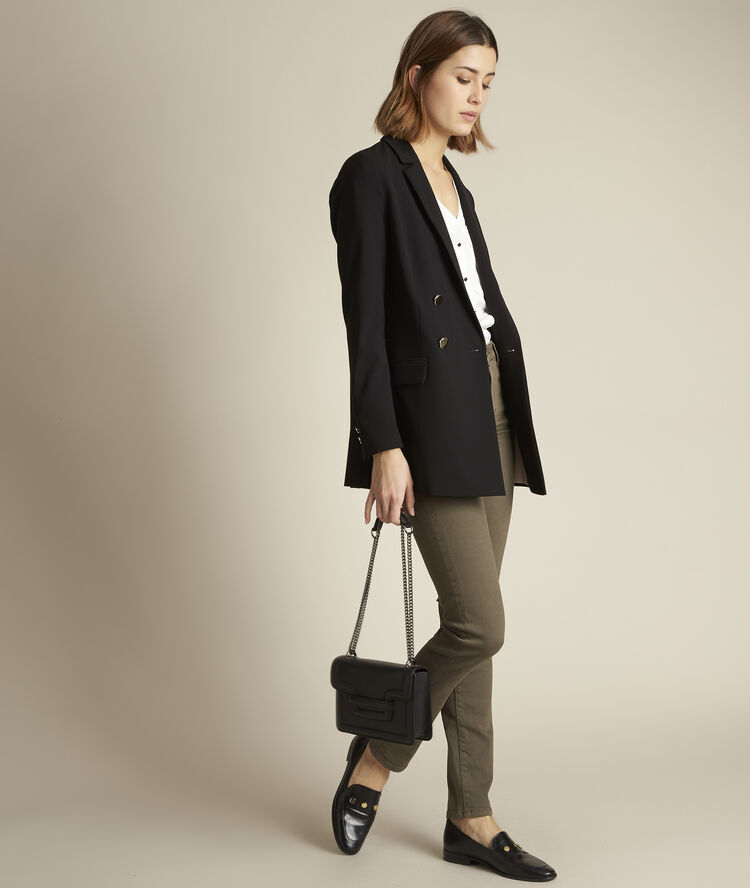 Suzy: our original slim-fit limewash jeans almond.