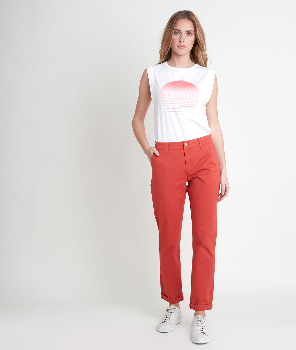 Francis orange chinos goyave.