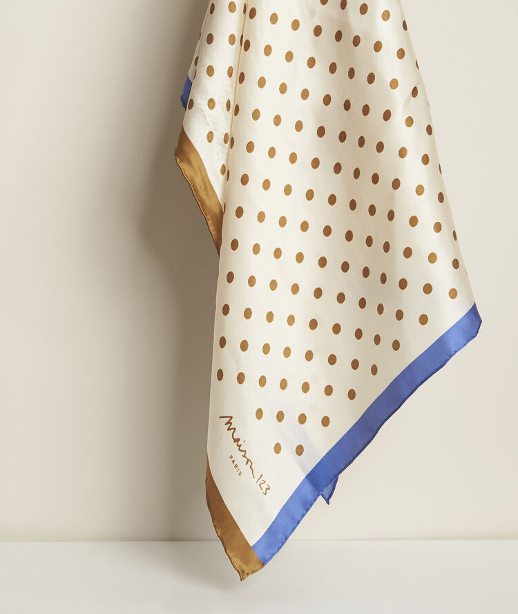 Ornella printed silk square  string.