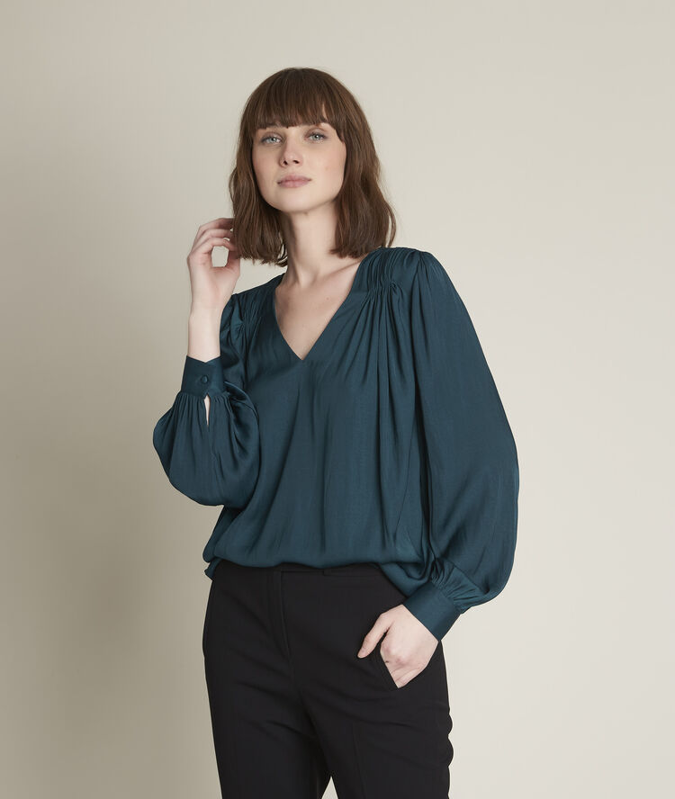 Elvera floaty cypress blouse cypress.