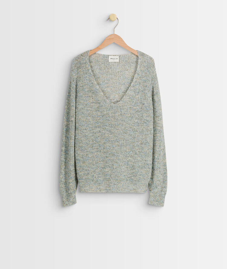 Ryan glitter pearl grey pullover.