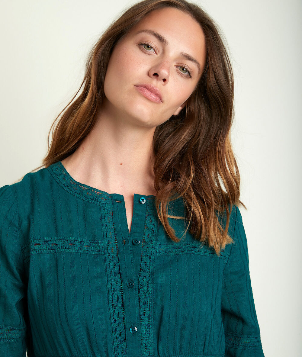 Corelia green lace dress cypres.