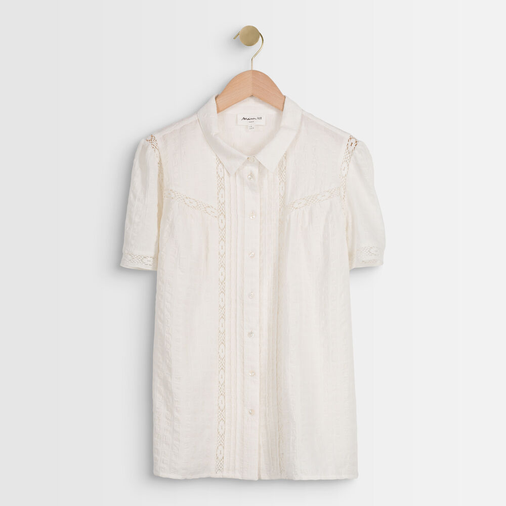 Tilane ecru lace blouse ecru.