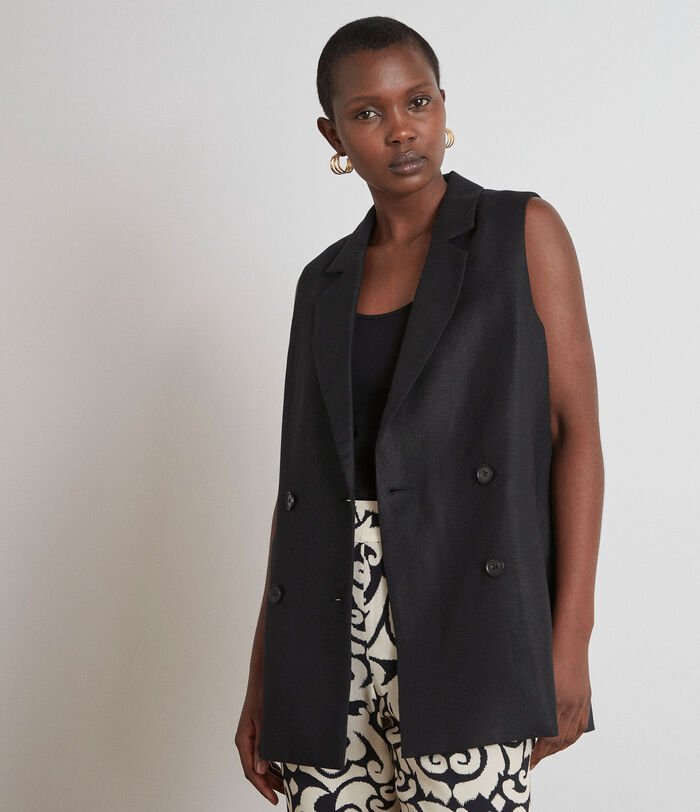 Dava sleeveless tailored jacket PhotoZ | 1-2-3