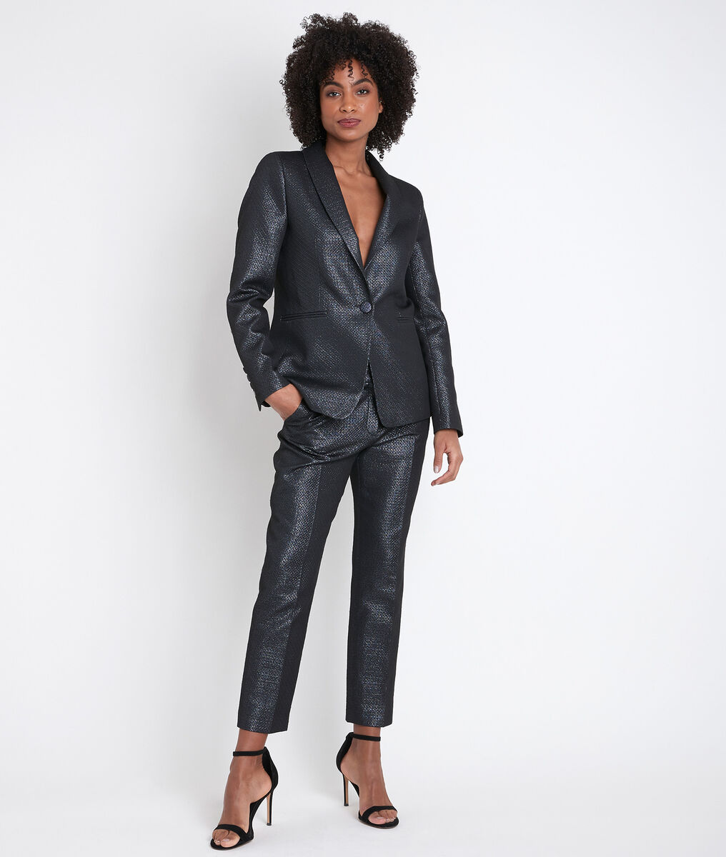 Eustache jacquard cigarette trousers | 1-2-3 Eustache jacquard cigarette trousers PhotoZ | 1-2-3