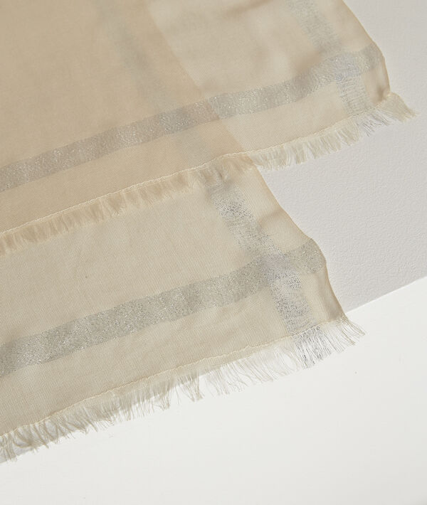 Orelia ivory lurex scarf | 1-2-3 Orelia ivory lurex scarf PhotoZ | 1-2-3