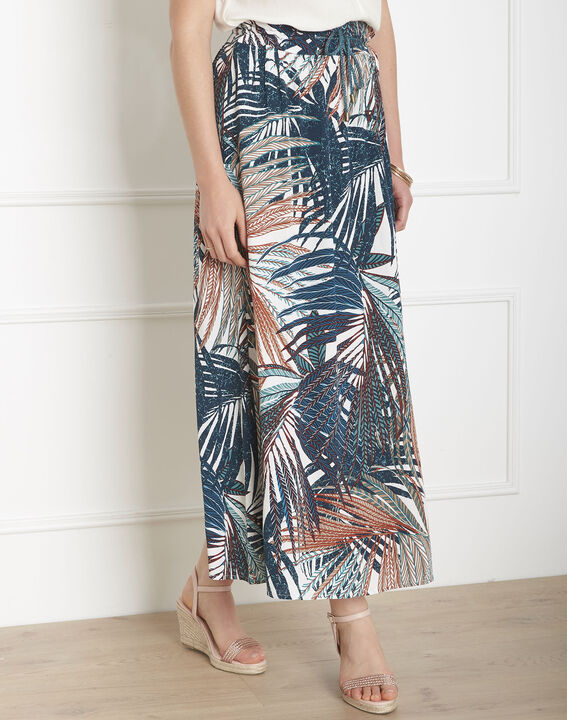 Lucious long palm print skirt | 1-2-3 Lucious long palm print skirt PhotoZ | 1-2-3
