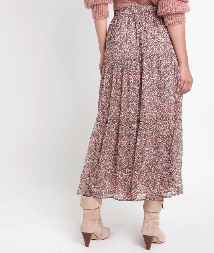 Giorgia printed maxi dress camel clair.