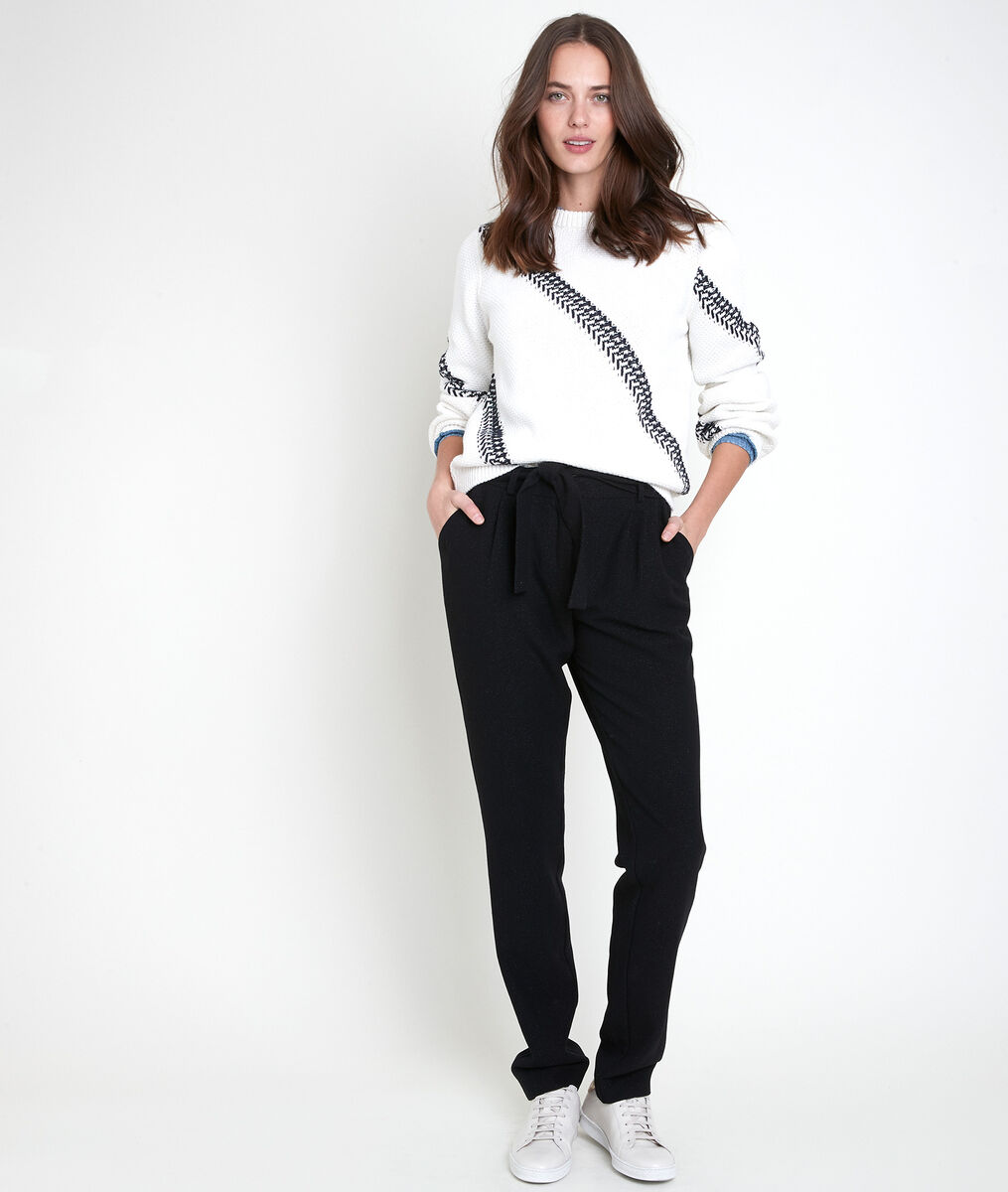 Feodor lurex carrot trousers | 1-2-3 Feodor lurex carrot trousers PhotoZ | 1-2-3