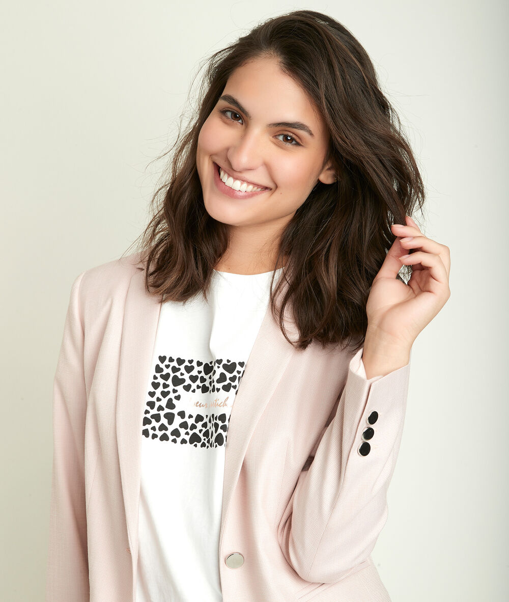 Lila decorative nude jacket nude.