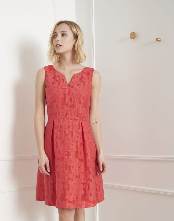 Hanelle coral lace dress | 1-2-3 Hanelle coral lace dress PhotoZ | 1-2-3