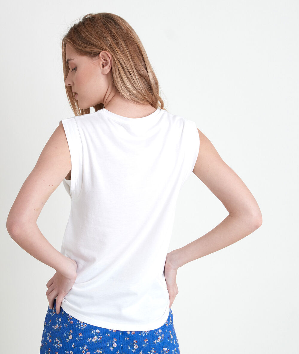 Inno ecru printed t-shirt ecru.