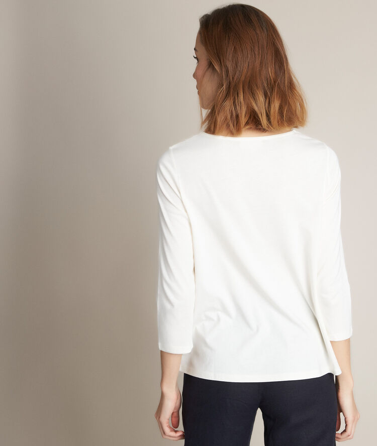 Roxie lace t-shirt ecru.