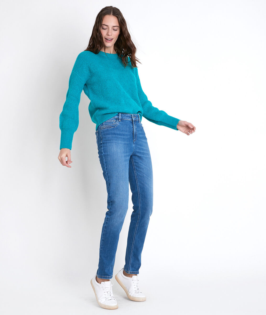 ALEKA turquoise wool-blend jumper | 1-2-3 ALEKA turquoise wool-blend jumper PhotoZ | 1-2-3