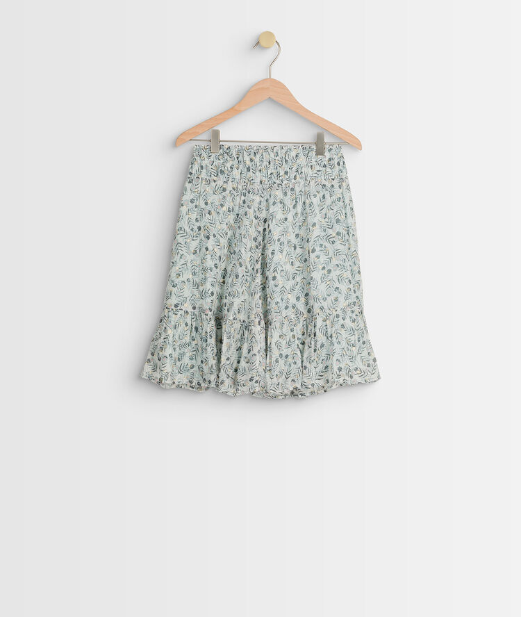 Gaelle short printed skirt.