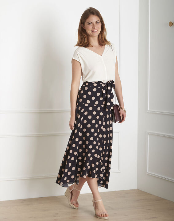 Sympa black polka dot skirt | 1-2-3 Sympa black polka dot skirt PhotoZ | 1-2-3
