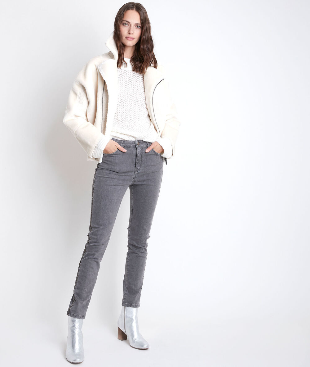Rima ecru openwork jumper ecru.