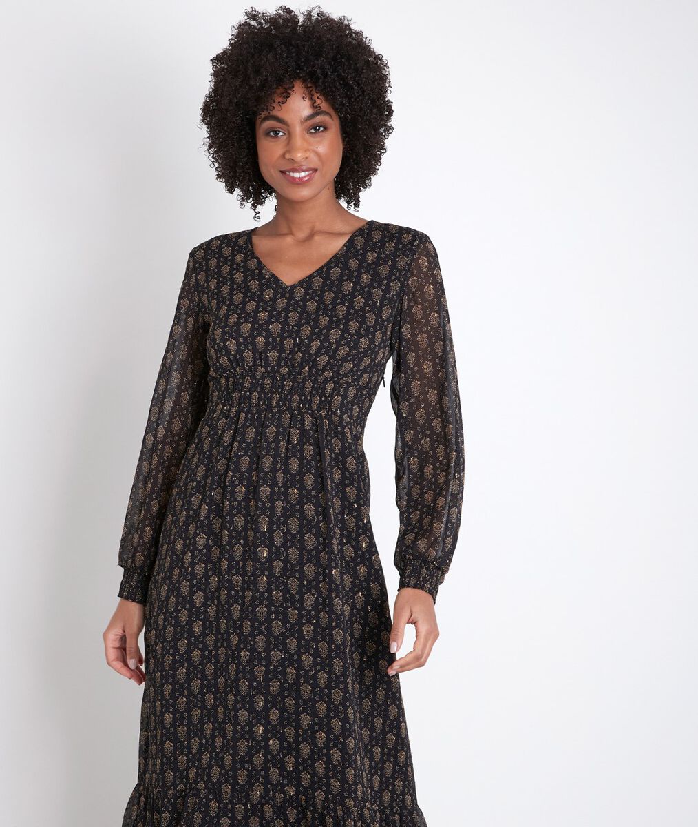 Ninon printed midi dress | 1-2-3 Ninon printed midi dress PhotoZ | 1-2-3