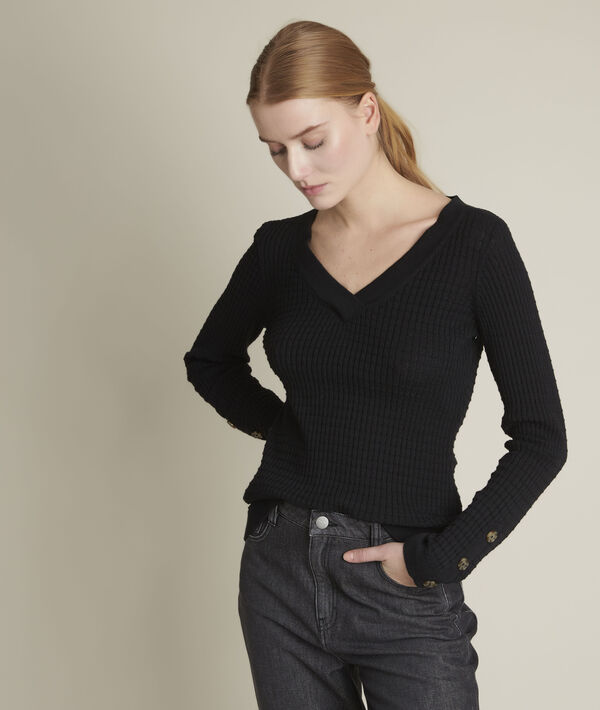Dolmen black pullover | 1-2-3 Dolmen black pullover PhotoZ | 1-2-3